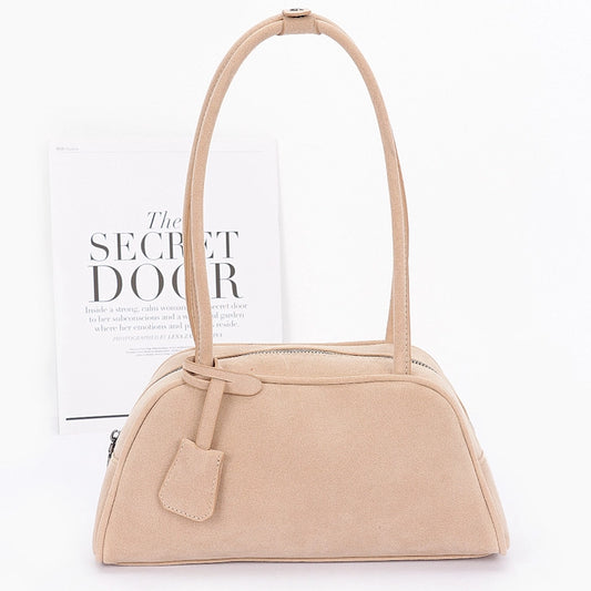 Beige Suede Bag