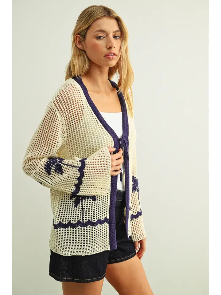 Palm Knit Cardigan