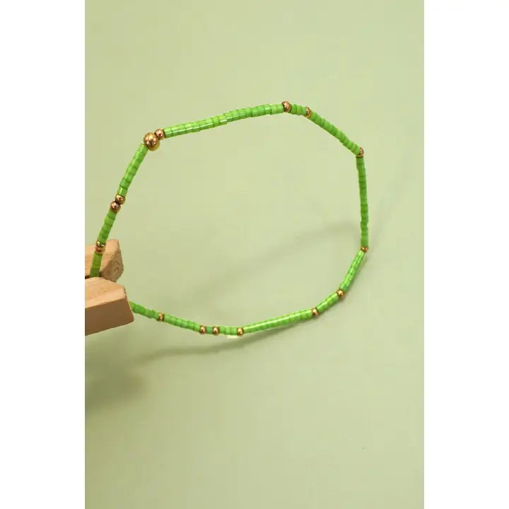 Lime Boho Bracelet