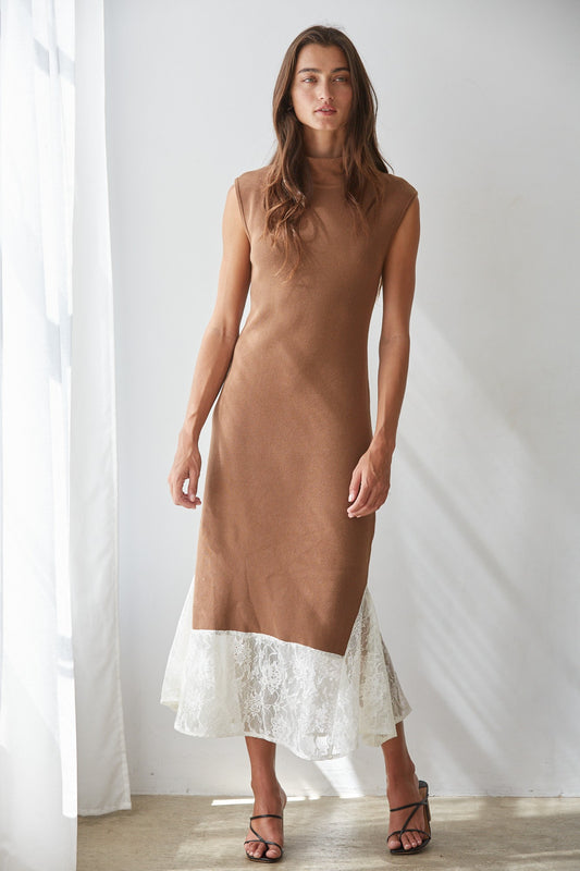 Gaia Mock Neck Dress